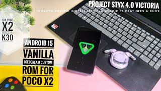 android 15 custom rom  poco x2 redmi k30