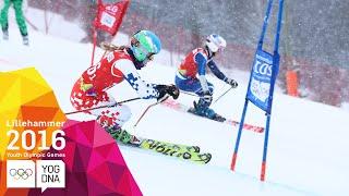 Alpine Skiing - Mixed Team Event - Full Replay | Lillehammer 2016 Youth Olympic Games