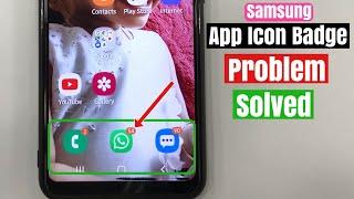 Samsung Galaxy mobile phones App icon badges solution || not showing app icon badges #ifsatech