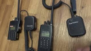 Thales PRC 6894 VHF radio keypad , programming  + testing