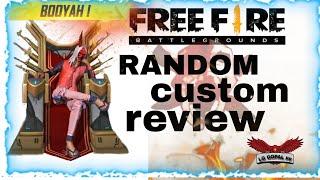 Free fire custom review | LG GOPAL FF  #freefire #ajjubhai #freefireclips