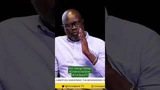 Hon. George Odongo on #civicspacetv #citizenschatshow