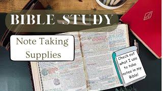 Bible Study Note Taking Supplies | She Reads Truth Bible 2024