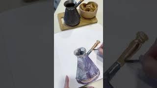 Акварельный скетч без карандаша.