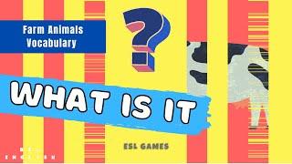 What's this? – Farm Animals | English Vocabulary Guessing Game for kids (ESL)