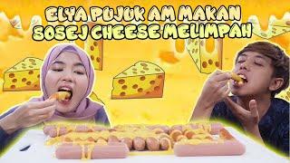 ELYA PUJUK AM MAKAN SOSEJ CHEESE MELIMPAH