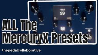 Walk Through ALL the Incredible Mercury X Presets in #Stereo #newpedalday #pedaldemo #reverb