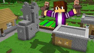 СТАЛ ГИГАНТОМ И ЗАТРОЛЛИЛ ЖИТЕЛЕЙ В МАЙНКРАФТ 100% троллинг ловушка minecraft