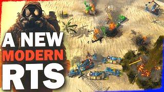 Red Chaos new skirmish gameplay | Indie RTS with base building & super weapons like Nukes