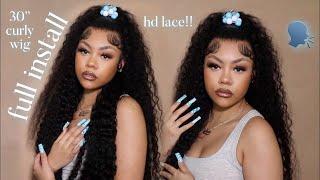 IT'S GIVING! 30 INCH HD LACE DEEP WAVE WIG #alipearlhair