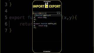 EXPORT vs EXPORT DEFAULT - JavaScript interview questions #reactjs #shorts