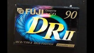 Fuji DR II 90 cassette tape unpacking