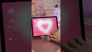 pink iPad setup 🩷 new iPad 11th gen | aesthetic homescreen | iPad accessories | iPad drawing