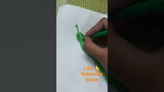 How to draw mango leaves #leaves #mangoleaves #drawing #shorts