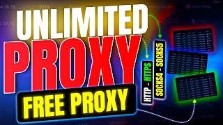 Free Residential Proxy | Get Unlimited Premium Proxies for Free any country | Socks4 | Socks5