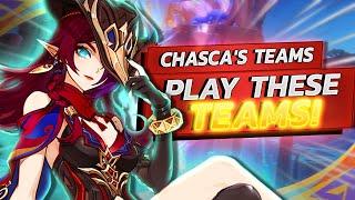 BROKEN CHASCA TEAMS You NEED To Play! Chasca's Top Teams | Genshin Chasca Team Guide