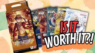 * IS THE TREASURE BOOSTERS SET WORTH IT?! * - One Piece Card Game Review + GIVEAWAY!!!