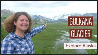 Hiking Gulkana Glacier in Alaska