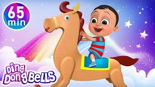 Chal Mere Ghode Tik Tik + 25 More Kids Rhymes In Hindi | Hindi Nursery Rhymes | Ding Dong Bells