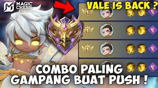 COMBO PALING GAMPANG BUAT PUSH RANK MAGIC CHESS GOGO TERBARU 2025 !! AUTO 4 BESAR PAKE COMMANDER INI