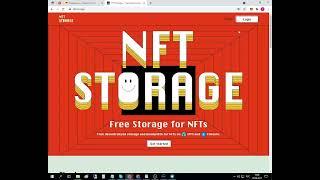 NFT.Storage Pinning Service Register API Token