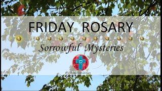 Friday Rosary • Sorrowful Mysteries of the Rosary  October 18, 2024 VIRTUAL ROSARY - MEDITATION