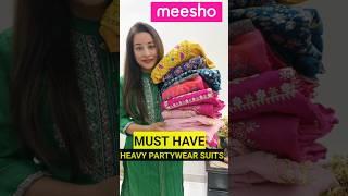 Huge Meesho Party/WeddingWear Suit Set Haul #meesho #ytshorts #shorts