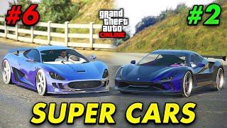 Top 10 BEST Super Cars In GTA 5 Online! (UPDATED)