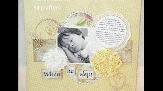 September Sa crafters layout challenge!