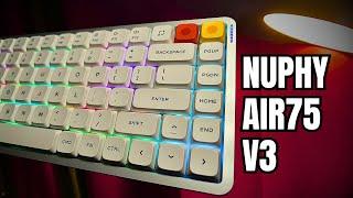 IT’S OUT NOW! Nuphy Air75 V3 Low Profile Mechanical Keyboard