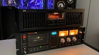 Tape Deck TASCAM 112B & Equalizador SANSUI SE-8 - conservação raríssima