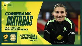 Steph Catley: Champions League win takes your breath away | CommBank Matildas Press Conference