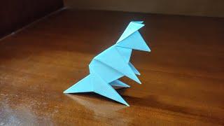 How to make a paper Origami Kangaroo Easy step by step