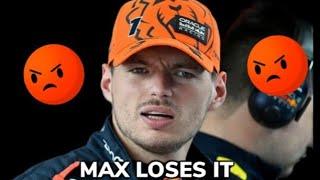 MAX VERSTAPPEN LOSES HIS HEAD IN HUNGARY (TEAM RADIO) 