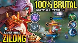 ZILONG BEST BUILD 2024 | BUILD TOP GLOBAL ZILONG GAMEPLAY | MOBILE LEGENDS