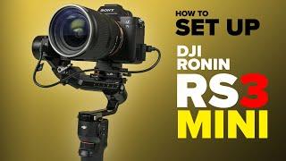 Set up + balance DJI RS3 MINI Gimbal, tutorial + Vertical mode