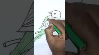 How To Draw A Parrot From 9 Number