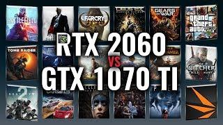 RTX 2060 vs GTX 1070 Ti Benchmarks | Gaming Tests Review & Comparison | 53 tests