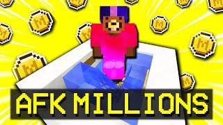 Making MILLIONS while in AFK pool.. | Minecraft Skyblock #11