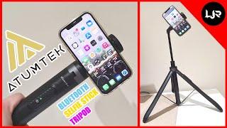 Atumtek Bluetooth Selfie Tripod - Unboxing & Review