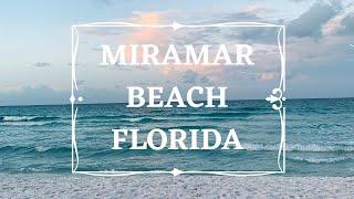 WE FOUND THE PRETTIEST BEACH IN FLORIDA! | Miramar Beach Florida