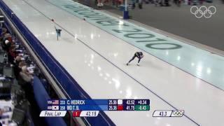 Hedrick - Men's 1000M Speed Skating - Vancouver 2010 Winter Olympic Games