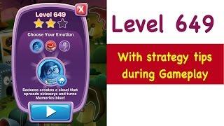 Inside Out Thought Bubbles - Level 649 - Tips and Strategy Gameplay Walkthrough Youtube No Boosters