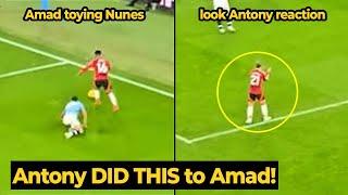 Antony encouraged Amad Diallo after Amad was TOYING Matheus Nunes | Man Utd News