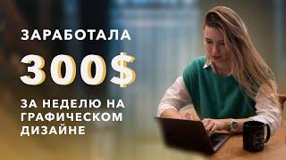 300$ за неделю. Притворяюсь новичком в графическом дизайне, показываю схему, как ищу первых клиентов