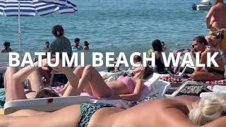  Batumi Beach WALK | Georgia 4K 2024 | new day【4K】#globalbeachexplorers