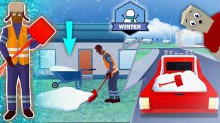 jack becomes a snow cleaner ️️ in dude theft wars