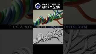 Dynamic Twisting Rope in Cinema 4D ⭐ Tutorial + Project File