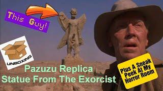 Unboxing Pazuzu Replica Statue From The Exorcist | Plus A Sneak Peek At My Horror Room!!