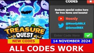 *NEW CODES* Treasure Quest ROBLOX | ALL CODES | NOVEMBER 14, 2024